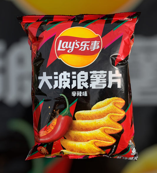 Chips Lay's Waves 70g goût Piment